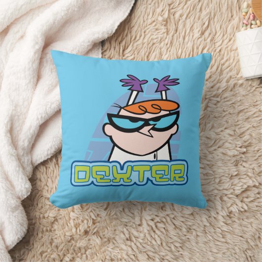 Dexter Character Name Graphic クッション (ブランケット)