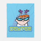 Dexter Character Name Graphic フリースブランケット (正面)