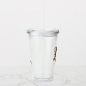 Dexter "Eureka!" Halftone Callout Graphic アクリルタンブラー (右)