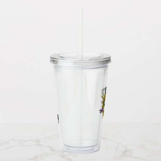 Dexter "Eureka!" Halftone Callout Graphic アクリルタンブラー (右)