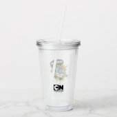 Dexter "Eureka!" Halftone Callout Graphic アクリルタンブラー (裏面)