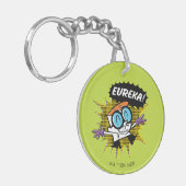 Dexter "Eureka!" Halftone Callout Graphic キーホルダー (正面左)