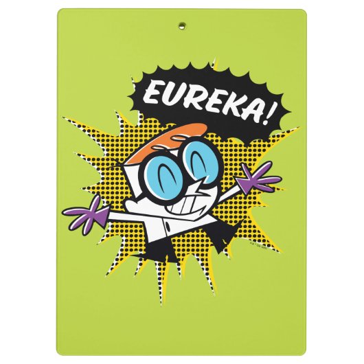 Dexter "Eureka!" Halftone Callout Graphic クリップボード (裏面)