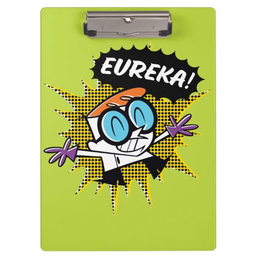 Dexter "Eureka!" Halftone Callout Graphic クリップボード (正面)