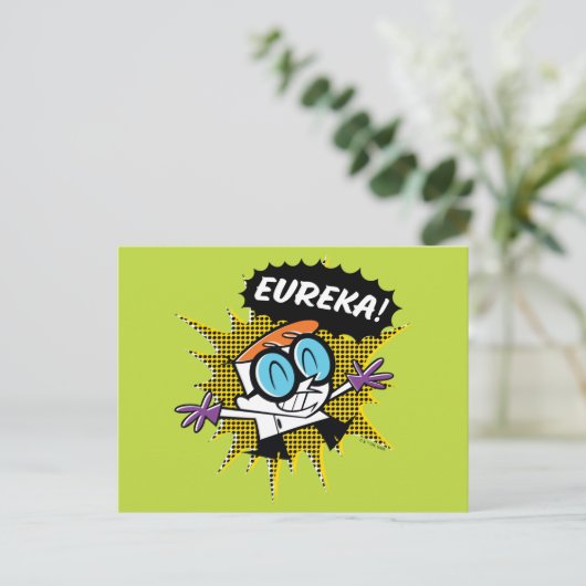 Dexter "Eureka!" Halftone Callout Graphic ポストカード (スタンド正面)