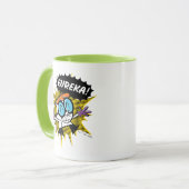 Dexter "Eureka!" Halftone Callout Graphic マグカップ (正面左)