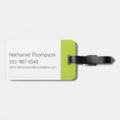 Dexter "Eureka!" Halftone Callout Graphic ラゲッジタグ (裏面横)