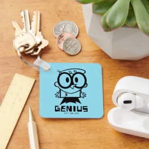 Dexter "Genius"アウトライングラフィック キーホルダー