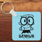 Dexter "Genius"アウトライングラフィック キーホルダー (正面)