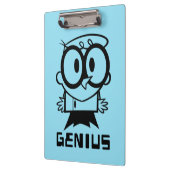Dexter "Genius"アウトライングラフィック クリップボード (左)
