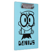 Dexter "Genius"アウトライングラフィック クリップボード (右)