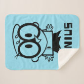 Dexter "Genius"アウトライングラフィック シェルパブランケット (正面(横))