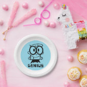 Dexter "Genius"アウトライングラフィック ペーパープレート (パーティー)