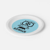 Dexter "Genius"アウトライングラフィック ペーパープレート (アングル)