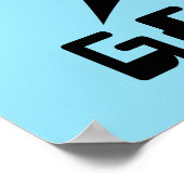 Dexter "Genius"アウトライングラフィック ポスター (角)