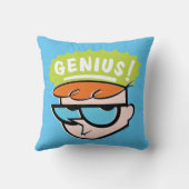 Dexter "Genius"吹き出しグラフィック クッション (裏面)