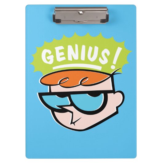 Dexter "Genius"吹き出しグラフィック クリップボード (正面)