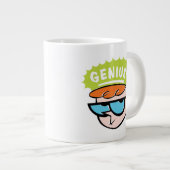 Dexter "Genius"吹き出しグラフィック ジャンボコーヒーマグカップ (正面右)