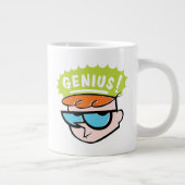 Dexter "Genius"吹き出しグラフィック ジャンボコーヒーマグカップ (右)