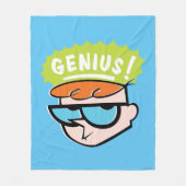 Dexter "Genius"吹き出しグラフィック フリースブランケット (正面)