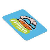 Dexter "Genius"吹き出しグラフィック マグネット (右側)