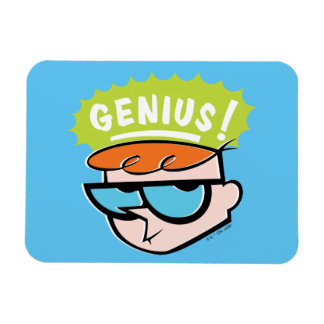 Dexter "Genius"吹き出しグラフィック マグネット