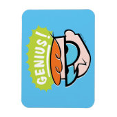 Dexter "Genius"吹き出しグラフィック マグネット (縦)