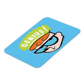 Dexter "Genius"吹き出しグラフィック マグネット (左側)