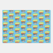 Dexter "Genius"吹き出しグラフィック ラッピングペーパーシート (正面)