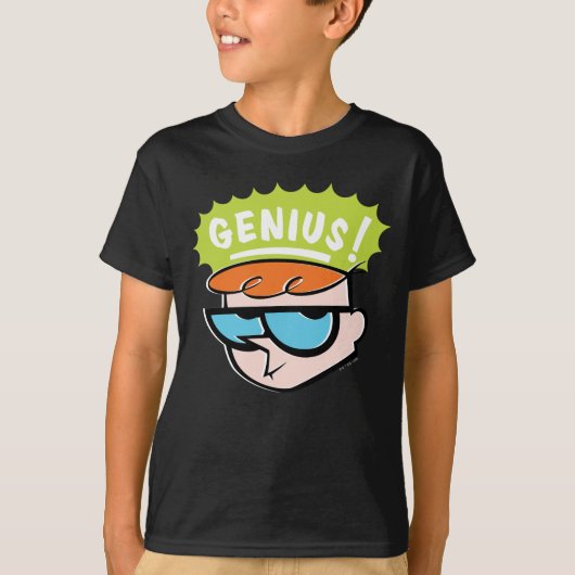 Dexter "Genius"吹き出しグラフィック Tシャツ (正面)