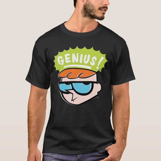 Dexter "Genius"吹き出しグラフィック Tシャツ (正面)