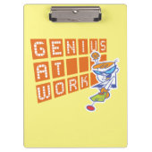 Dexter "Genius At Work" クリップボード (正面)