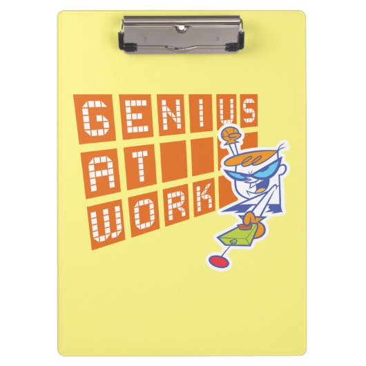 Dexter "Genius At Work" クリップボード (正面)