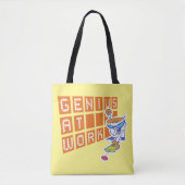 Dexter "Genius At Work" トートバッグ (正面)