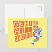Dexter "Genius At Work" ポストカード (正面/裏面)