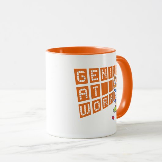 Dexter "Genius At Work" マグカップ (正面右)