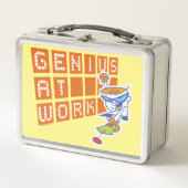 Dexter "Genius At Work" メタルランチボックス (正面)