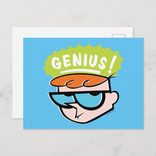 Dexter "Genius" Callout Graphic ポストカード (正面/裏面)