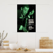 Dexter Gordon jazz poster - Live at Jazzhus ポスター (キッチン)