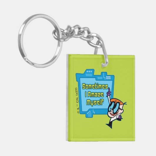 Dexter - Sometimes I Amaze Myself キーホルダー (正面左)