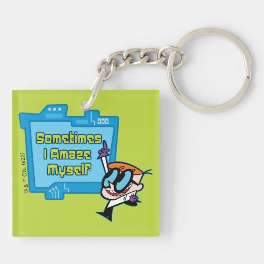Dexter - Sometimes I Amaze Myself キーホルダー (裏面)