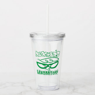 Dexter's Laboratory顔ロゴ アクリルタンブラー