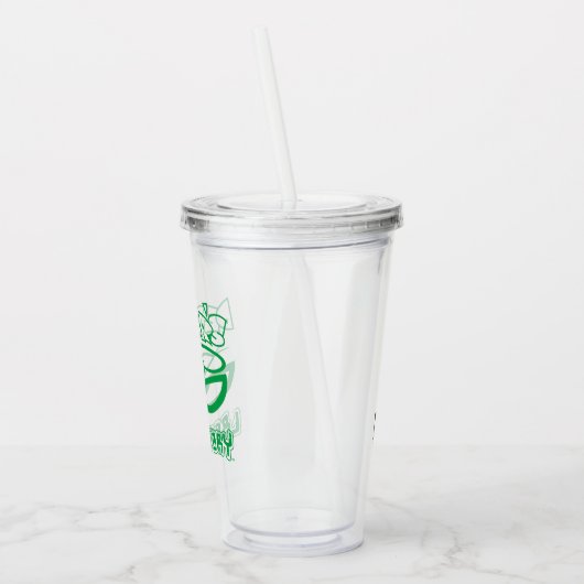 Dexter's Laboratory顔ロゴ アクリルタンブラー (左)