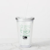 Dexter's Laboratory顔ロゴ アクリルタンブラー (裏面)