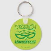 Dexter's Laboratory顔ロゴ キーホルダー (正面)