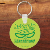 Dexter's Laboratory顔ロゴ キーホルダー (正面)