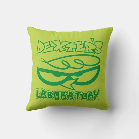 Dexter's Laboratory顔ロゴ クッション (裏面)