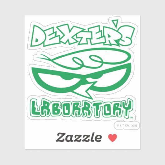 Dexter's Laboratory顔ロゴ シール (シート)