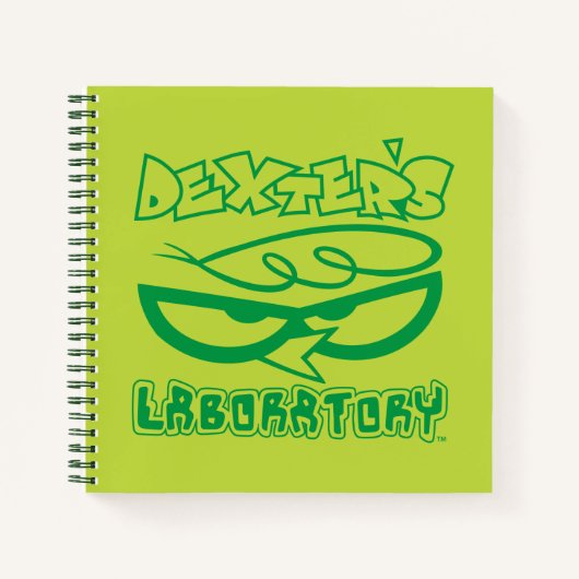 Dexter's Laboratory顔ロゴ ノートブック (正面)