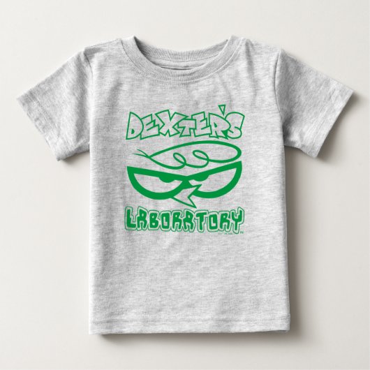 Dexter's Laboratory顔ロゴ ベビーTシャツ (正面)